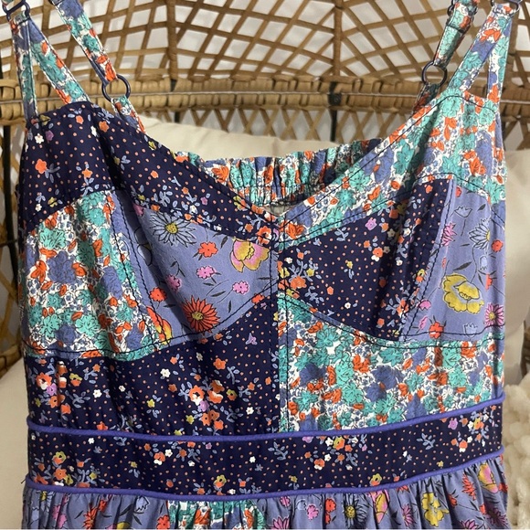 Updated measurements Calico Dress Anthropologie by Maeve Sz 2 pockets - Picture 6 of 15